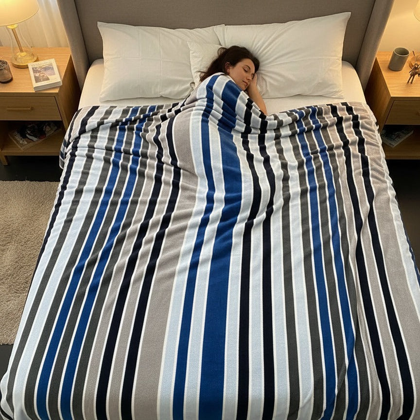 Blue Stripped Blanket