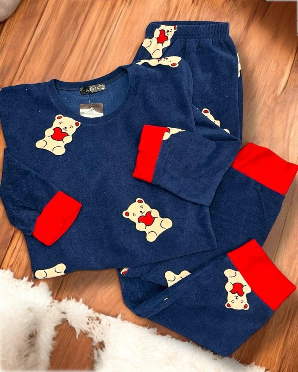 Blue Cozy Bear PJ (Big Size)
