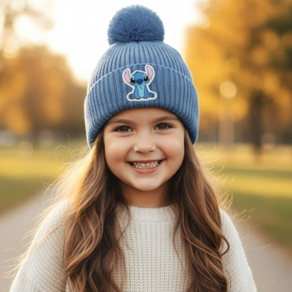 Blue Stitch Beanie