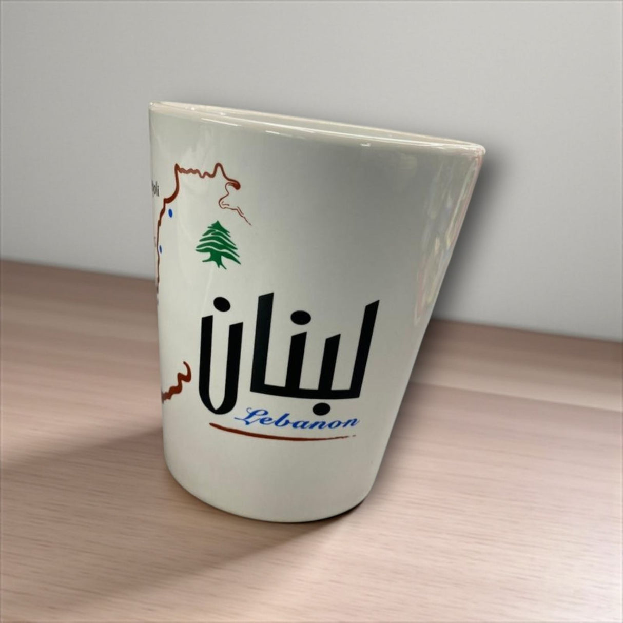 Lebanon map mug