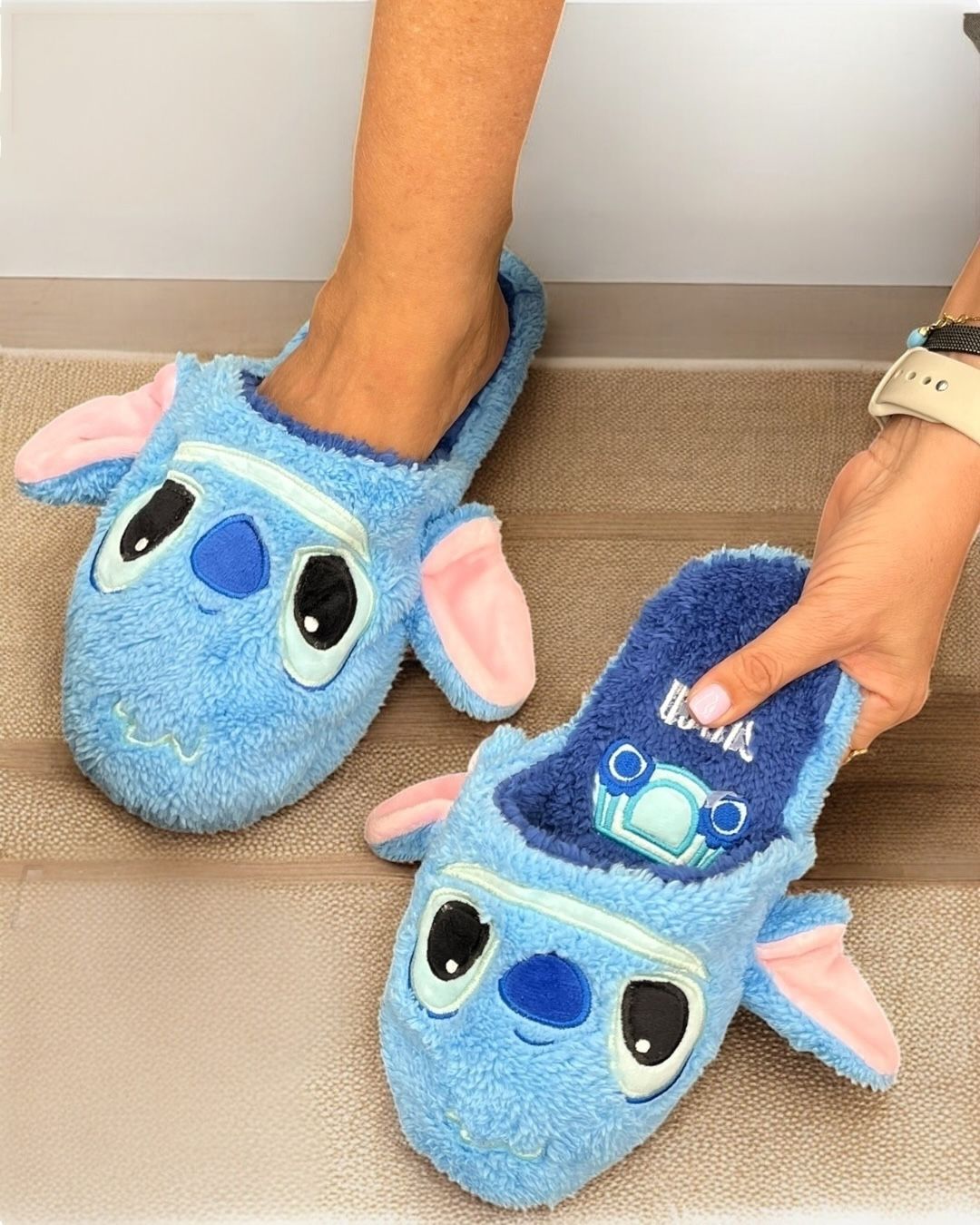 Stitch slippers