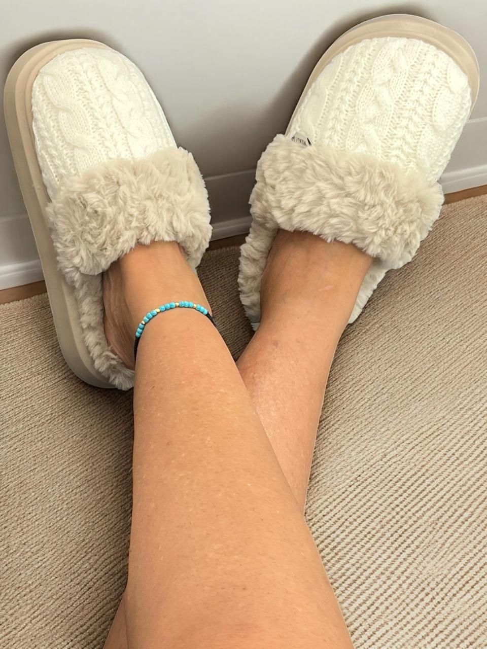 Soft White Slippers