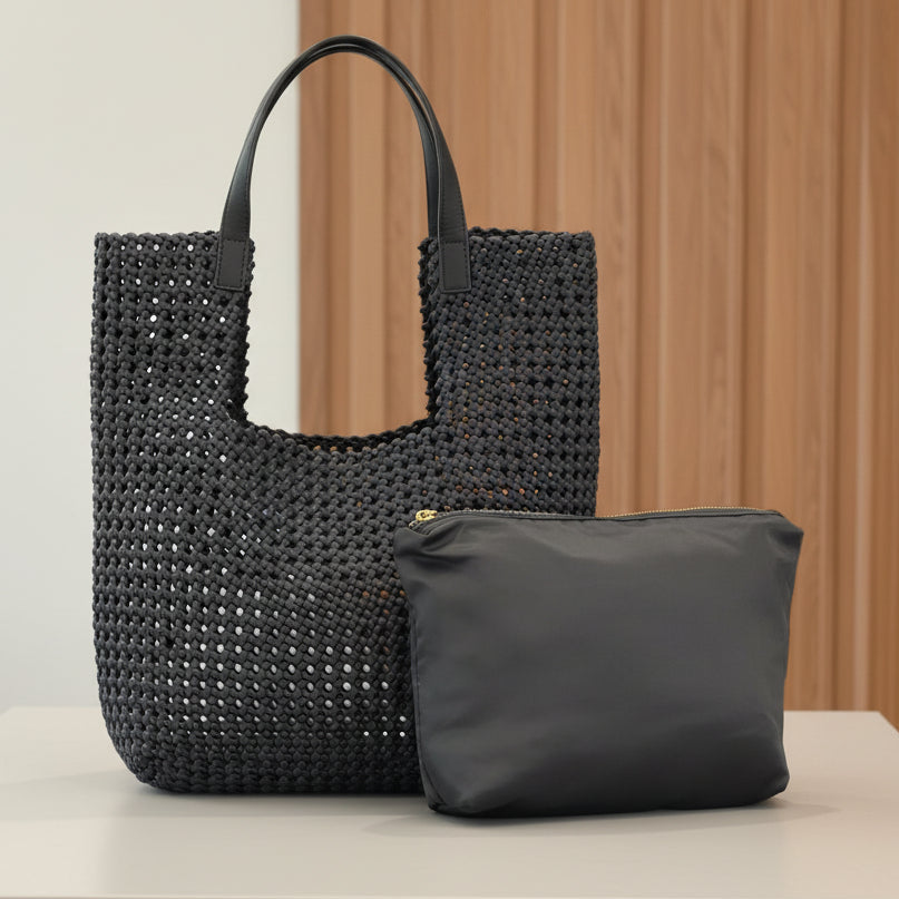 Woven Tote Bag Set