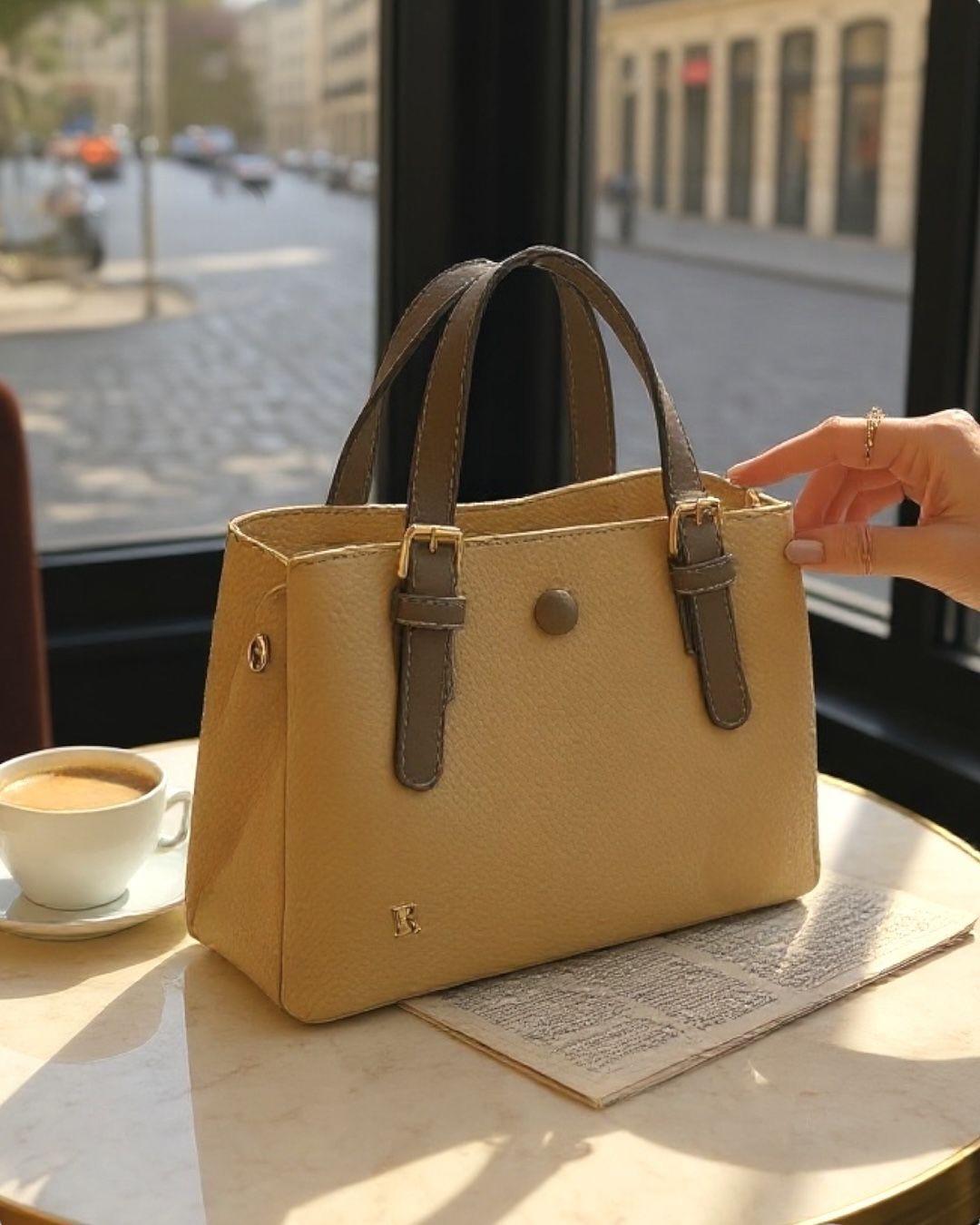 Timeless Leather Shoulder Bag