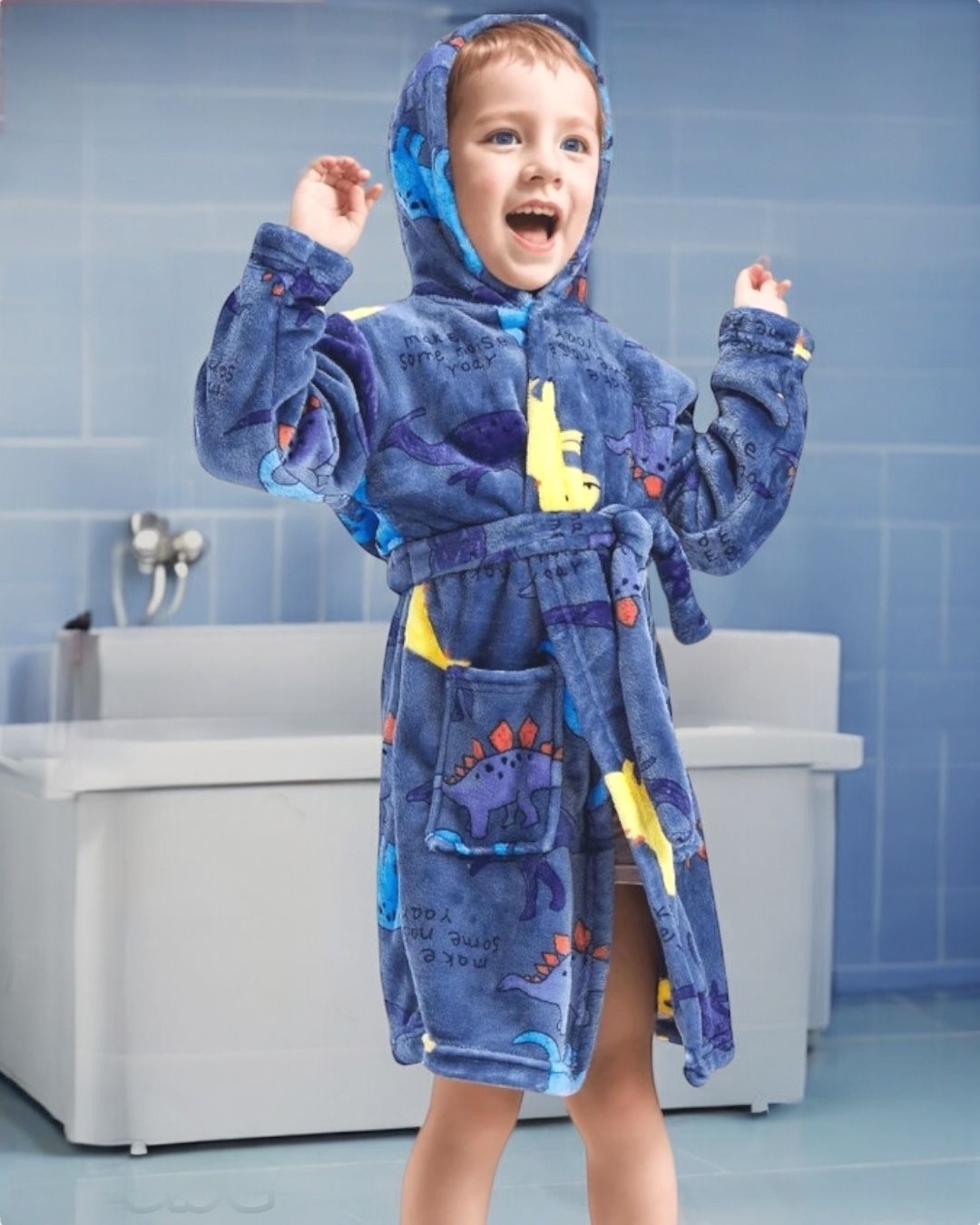 Dinosaur Kids Robe