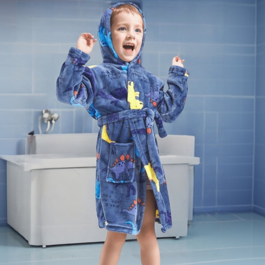 Dinosaur Kids Robe