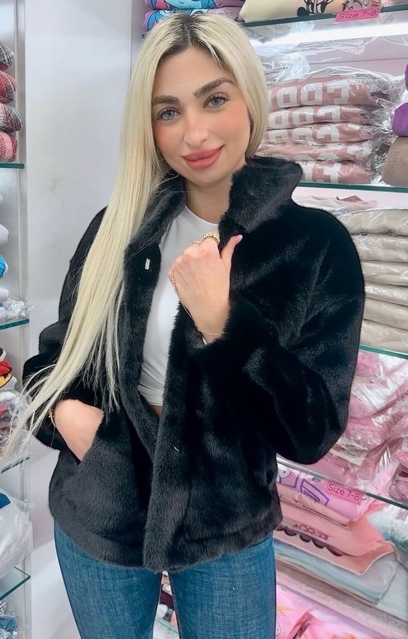 Black Fur Jacket