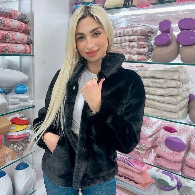 Black Fur Jacket
