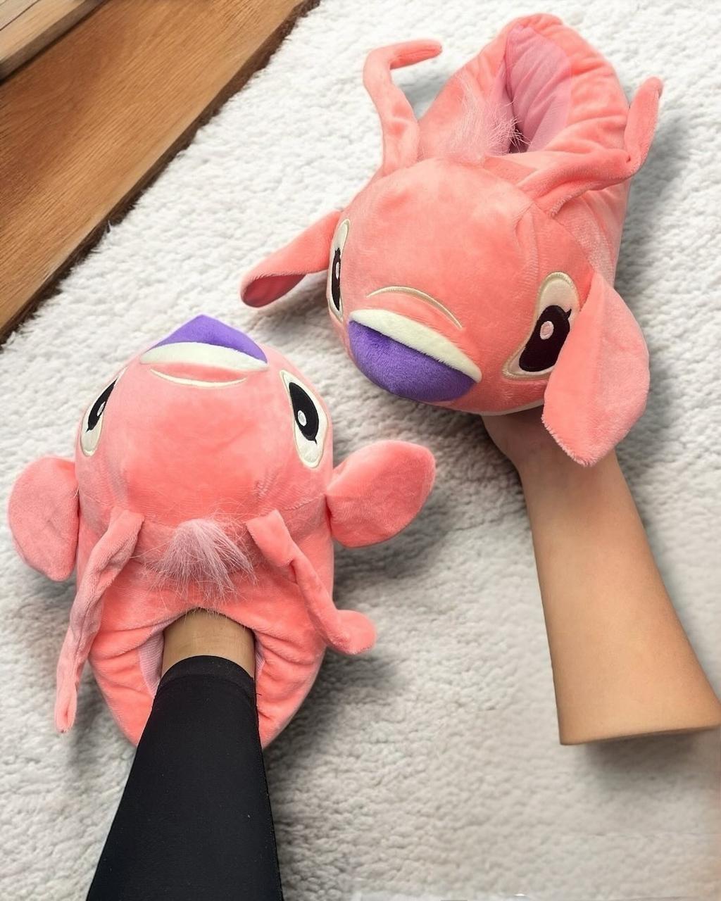 Pink Stitch Pantoufle