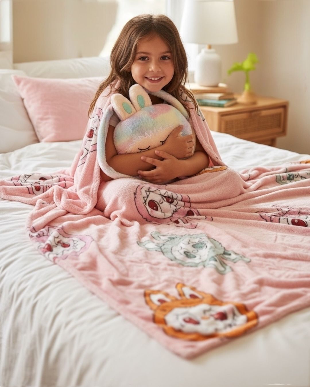 Labubu Blanket and Bag Set