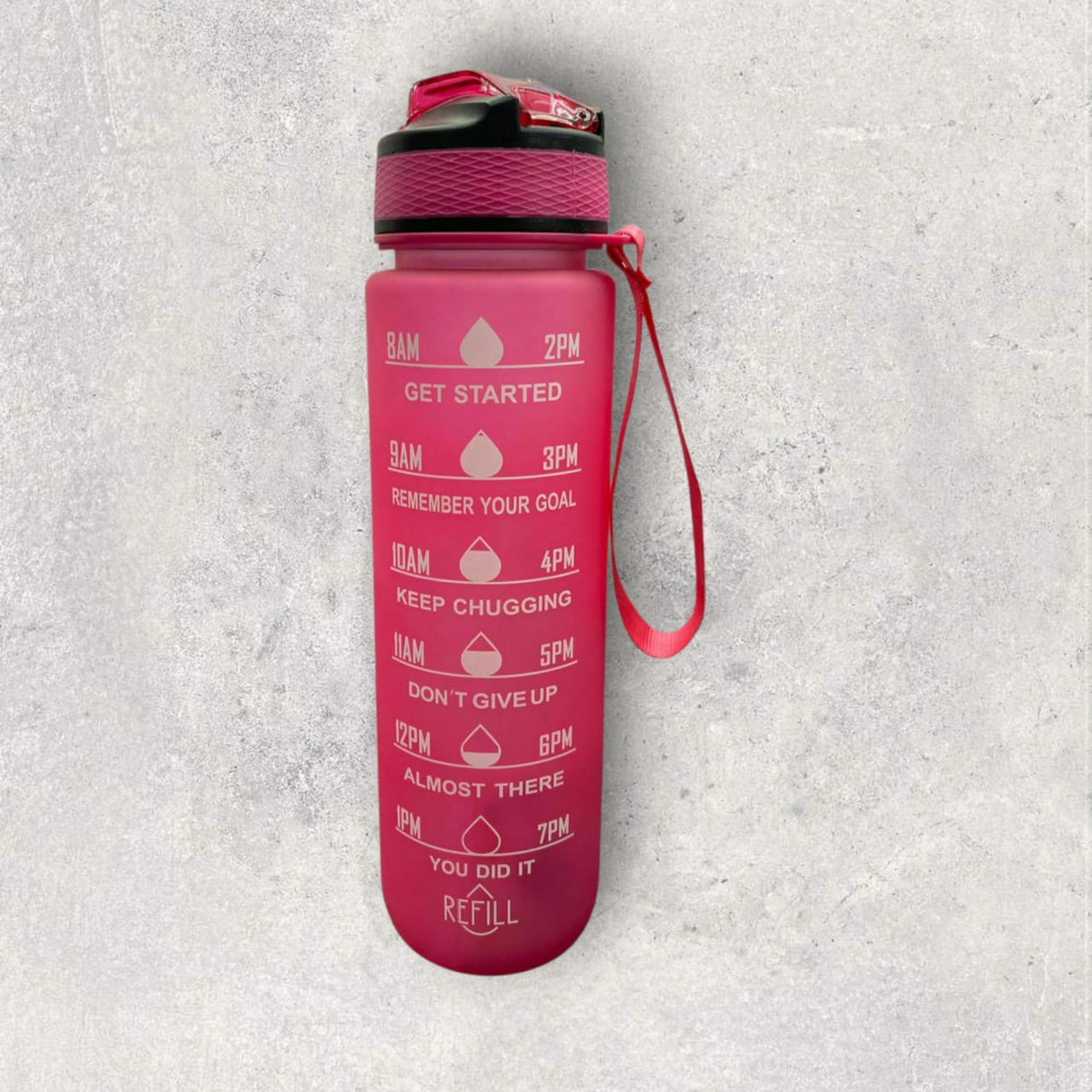 Water Bottle With Drinking Time