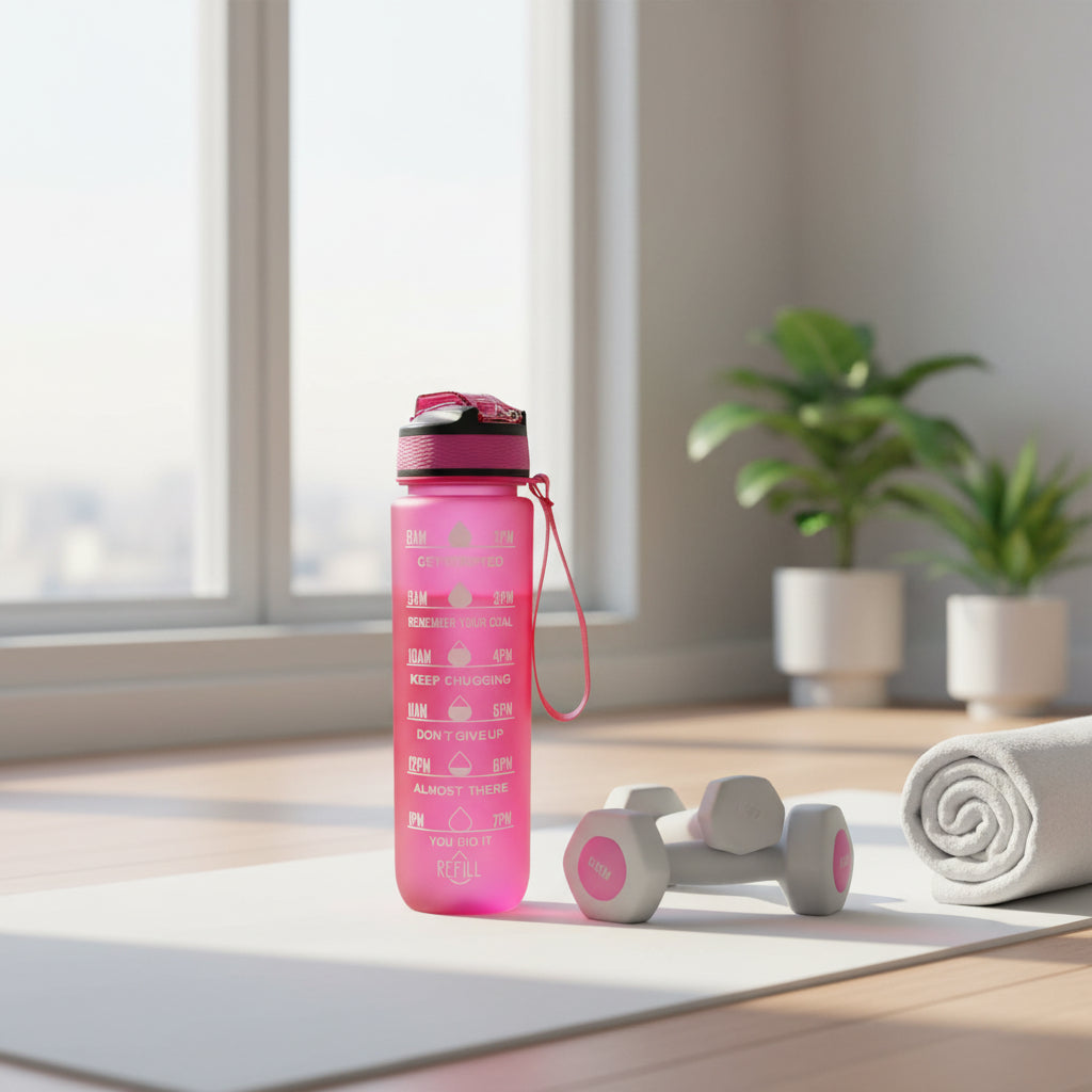 Water Bottle With Drinking Time