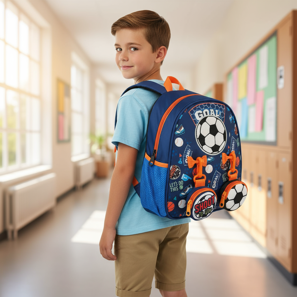 Mini football backpack