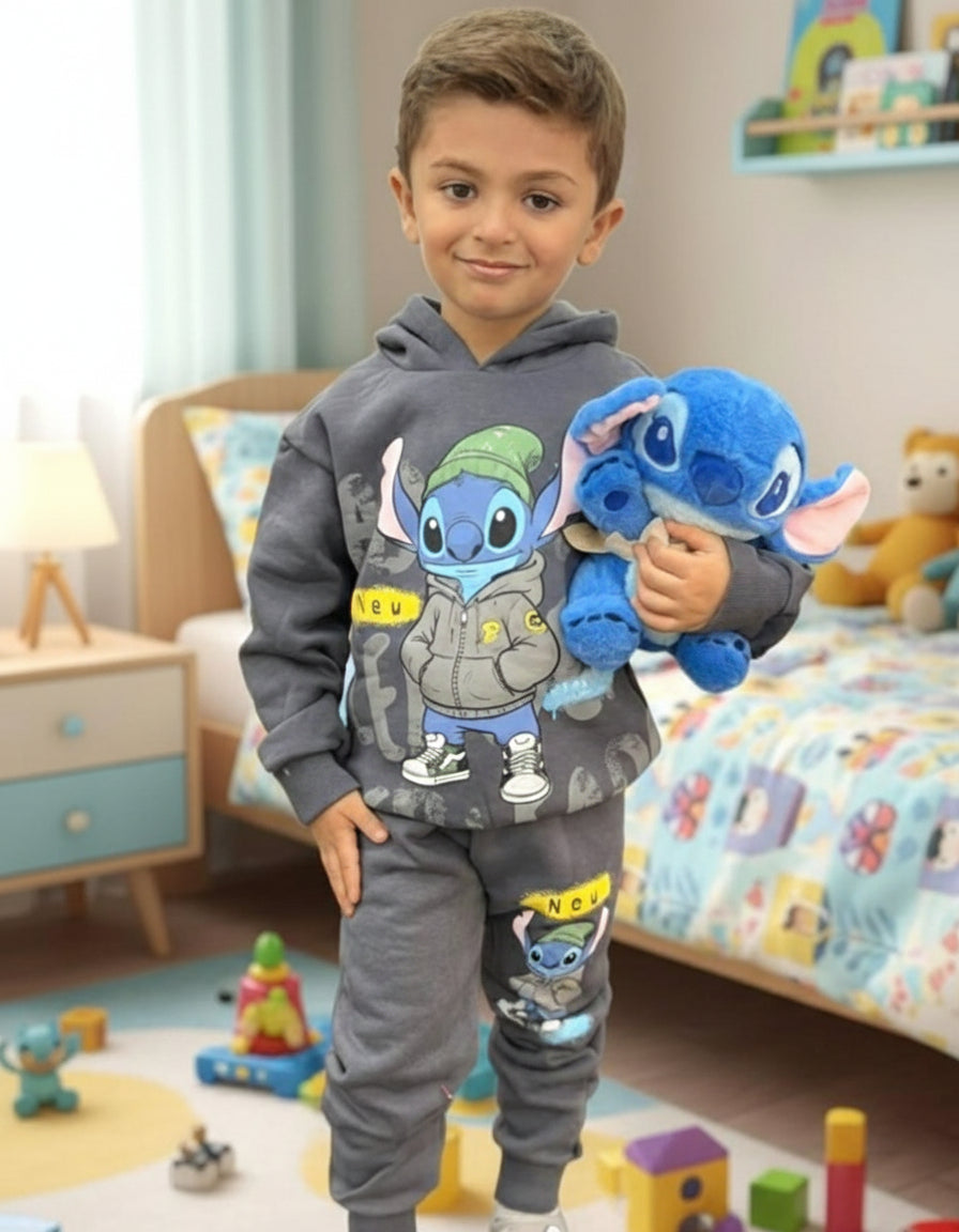 Stitch Hoodie Set