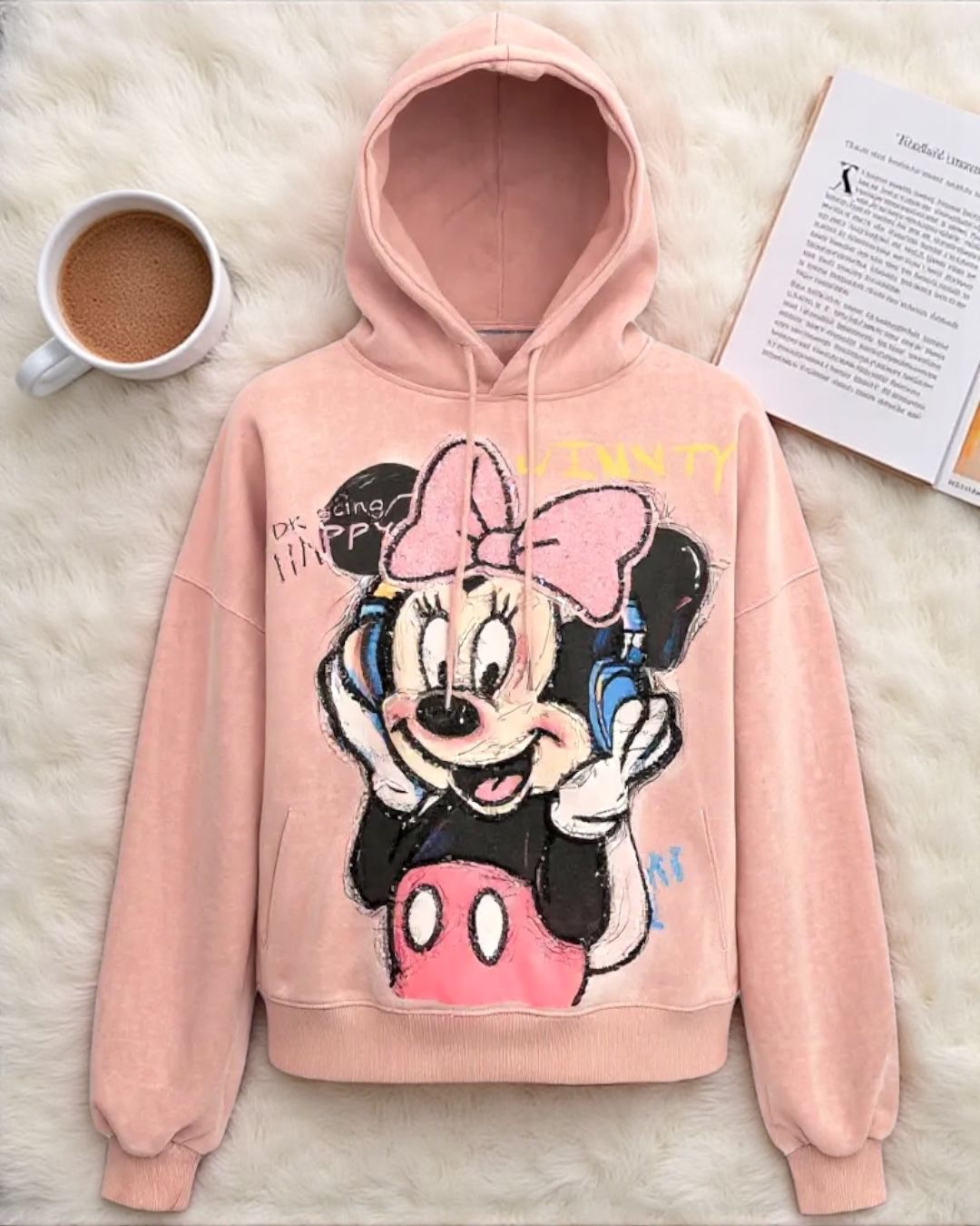 Pink Minnie Hoodie