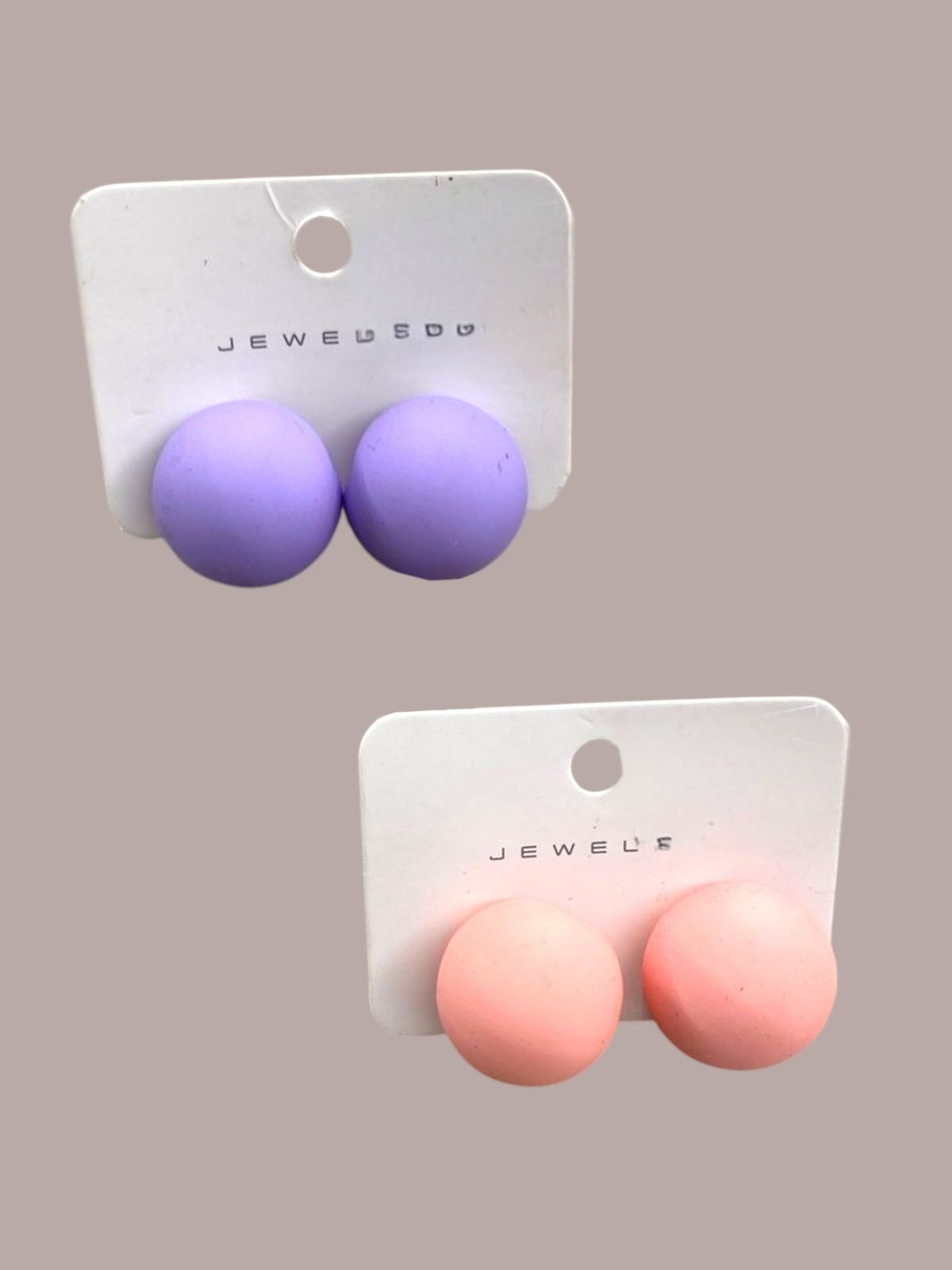 Round Colorful Earrings