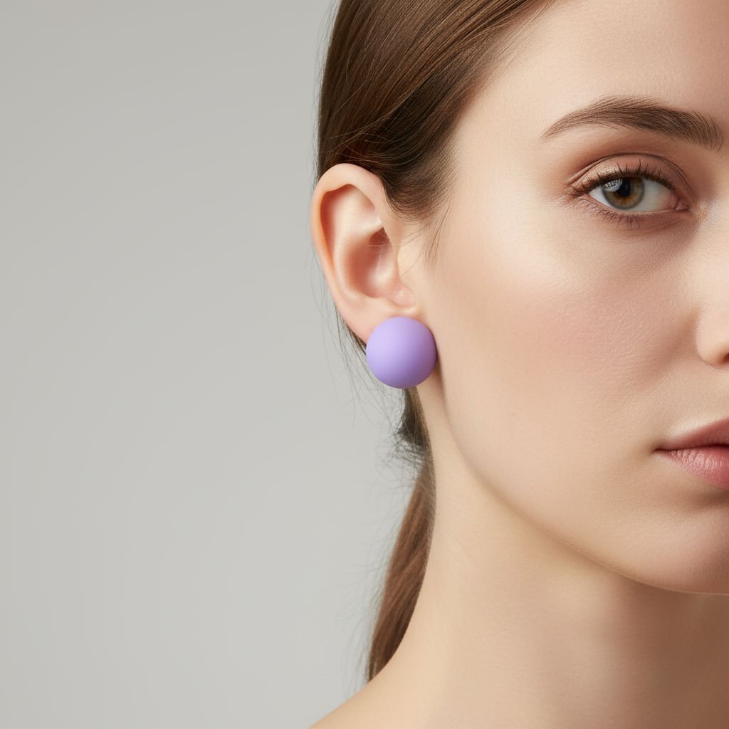 Round Colorful Earrings