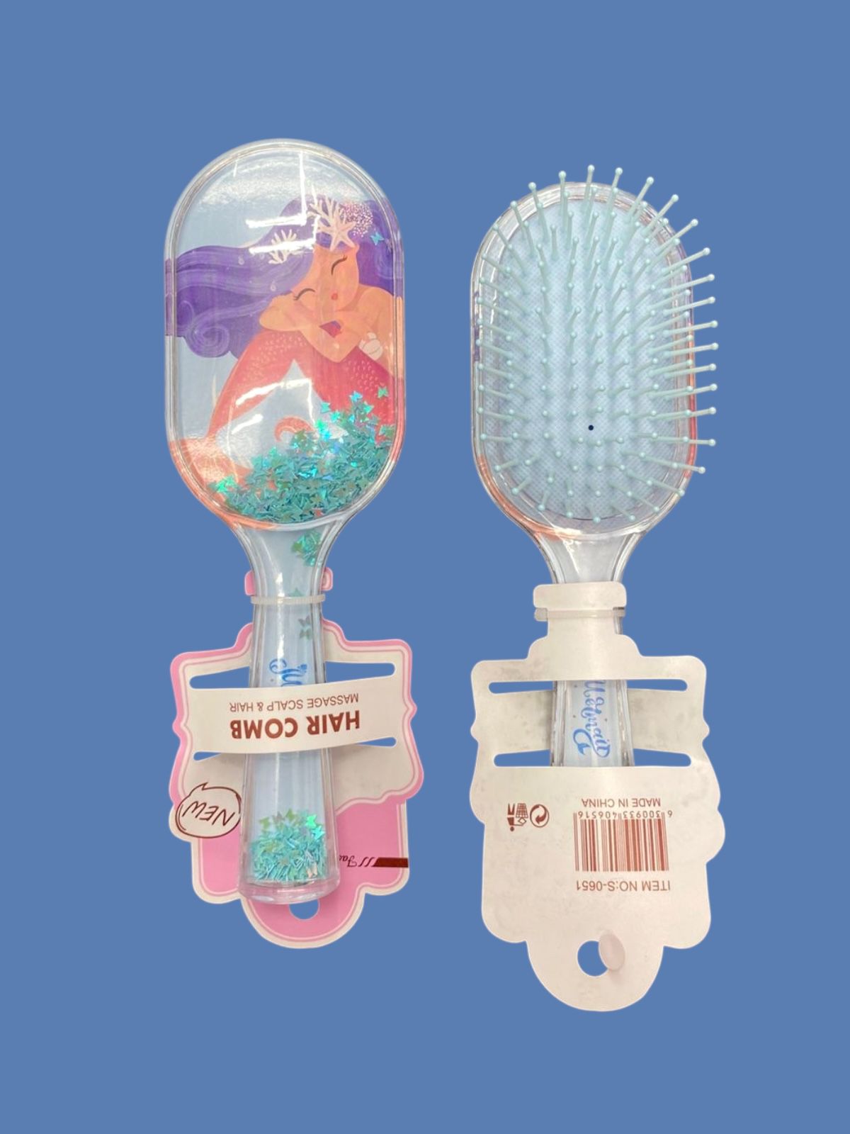 Mermaid hairbrush