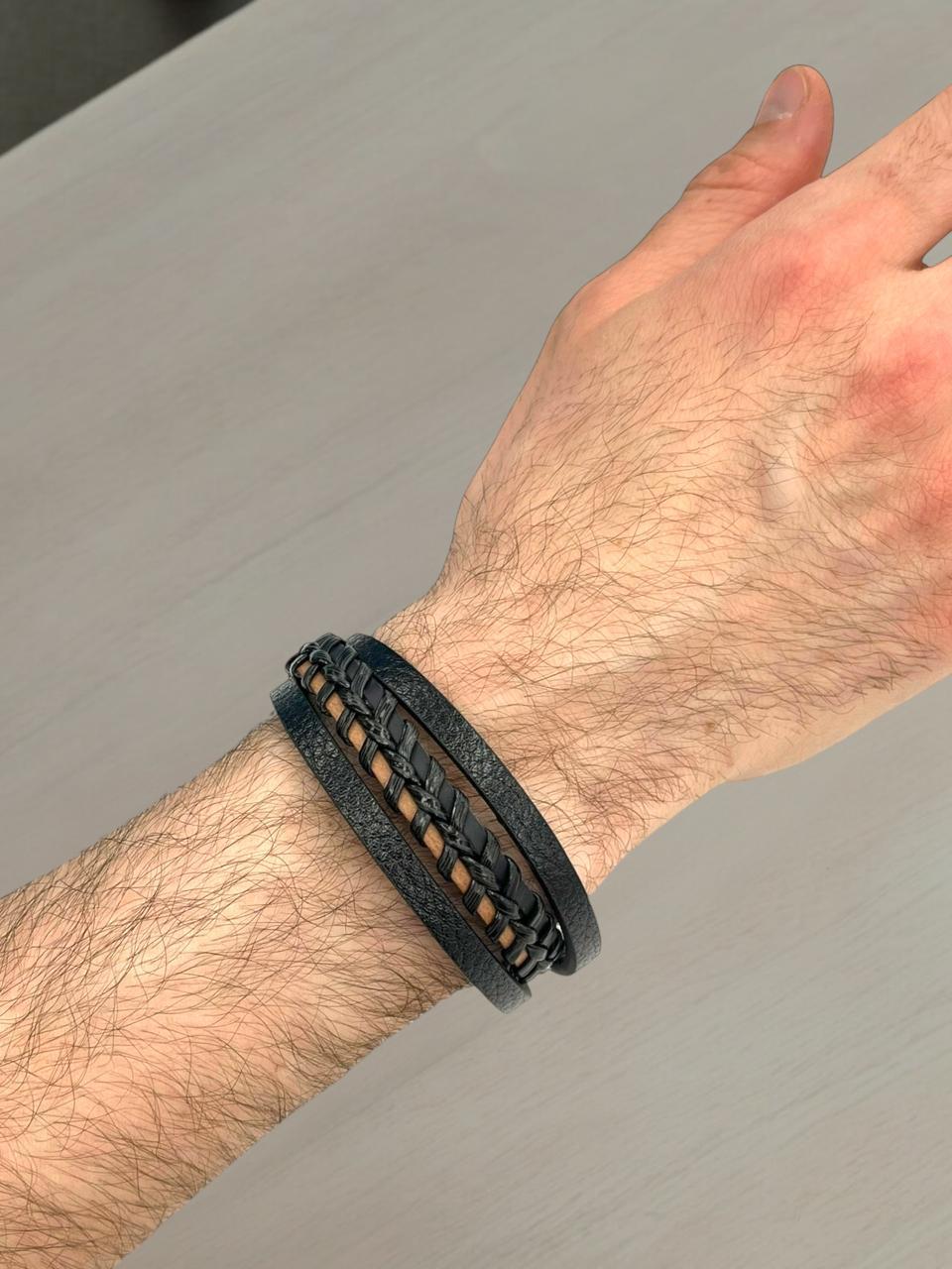 Braided Leather Bracelet 1