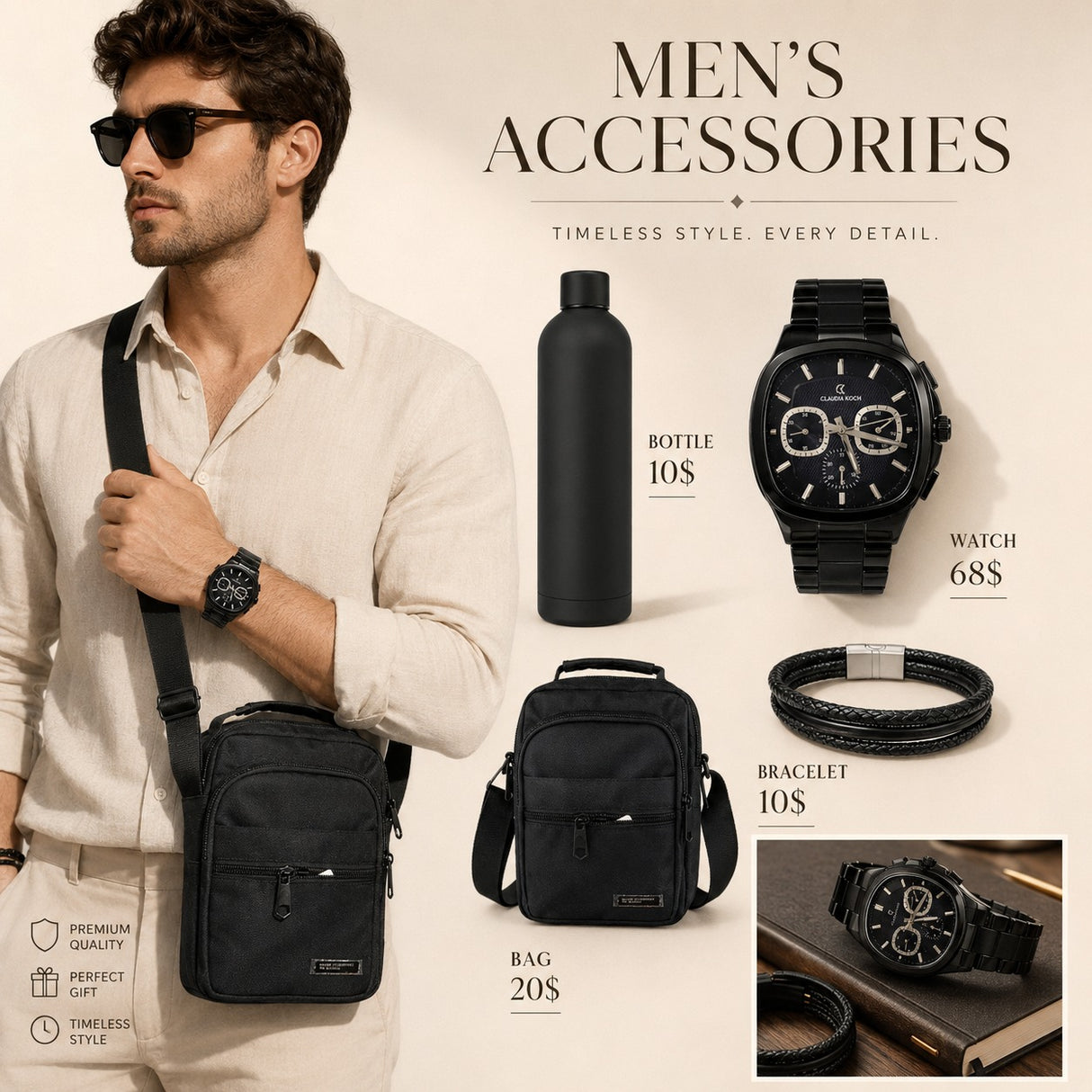 Men Accessories Full Combo