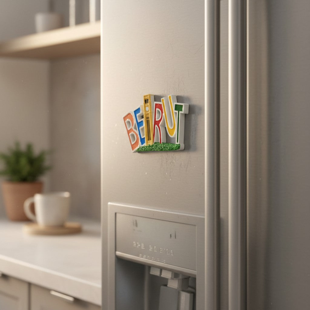 Beirut multi coloured letters souvenir fridge magnet, Jack Gifts Online Lebanon
