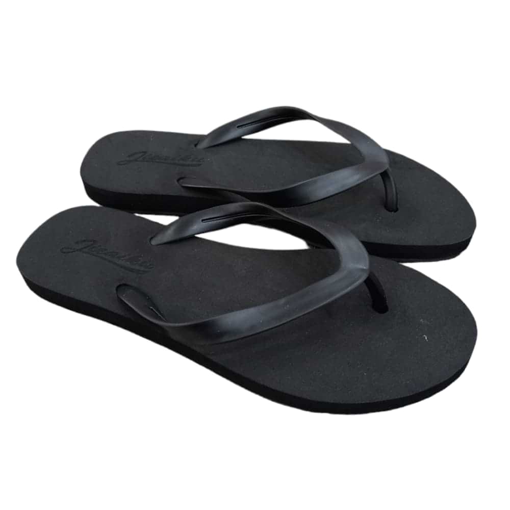 Black Beach Flip-Flops 1