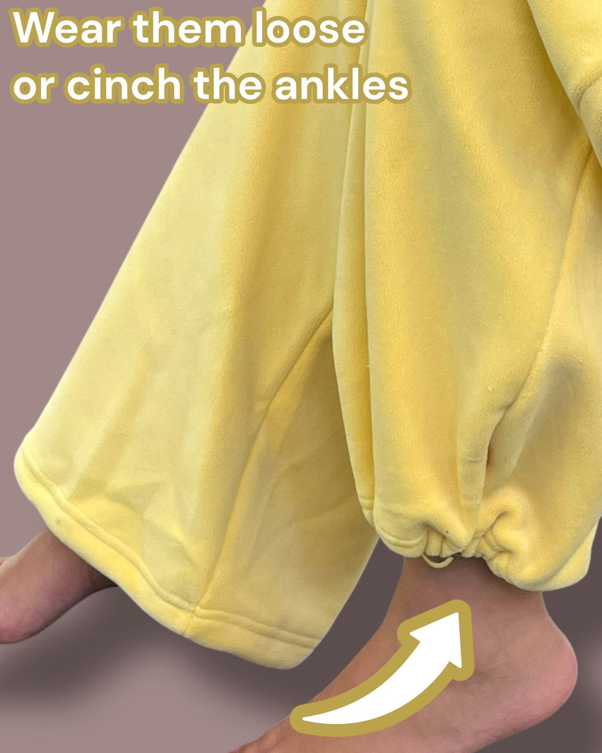 Yellow sweatpants
