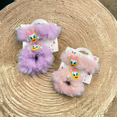 Cartoon Fluffy Hair Tie