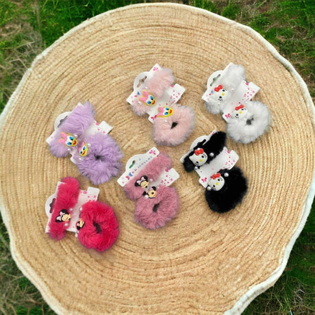 Cartoon Fluffy Hair Tie