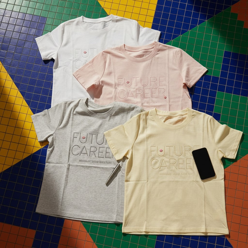 Women's Future Career slogan t-shirts in yellow, white, pink and grey – Jack Gifts Online Lebanon