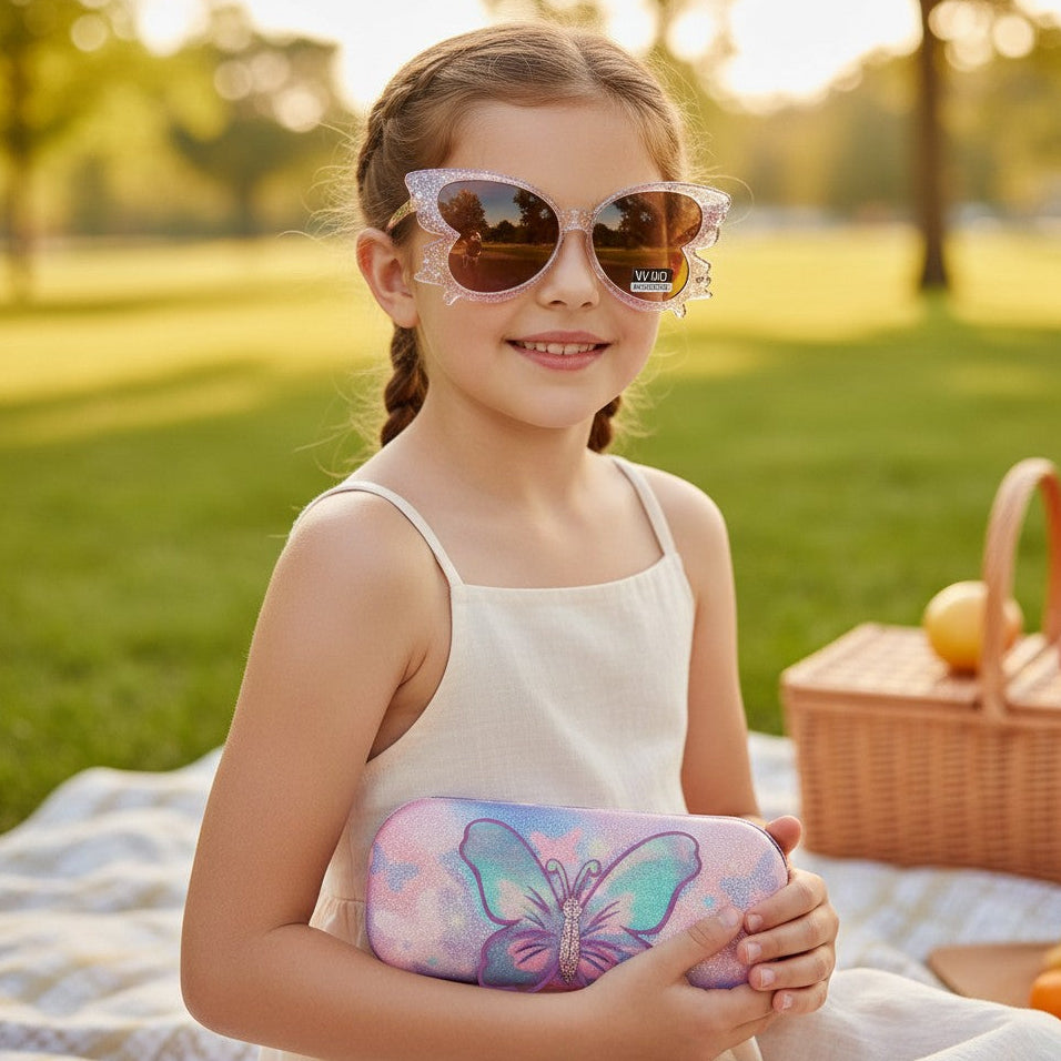 Glitter Butterfly Sunglasses