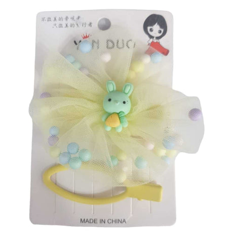 Light Yellow Bunny Hairpins