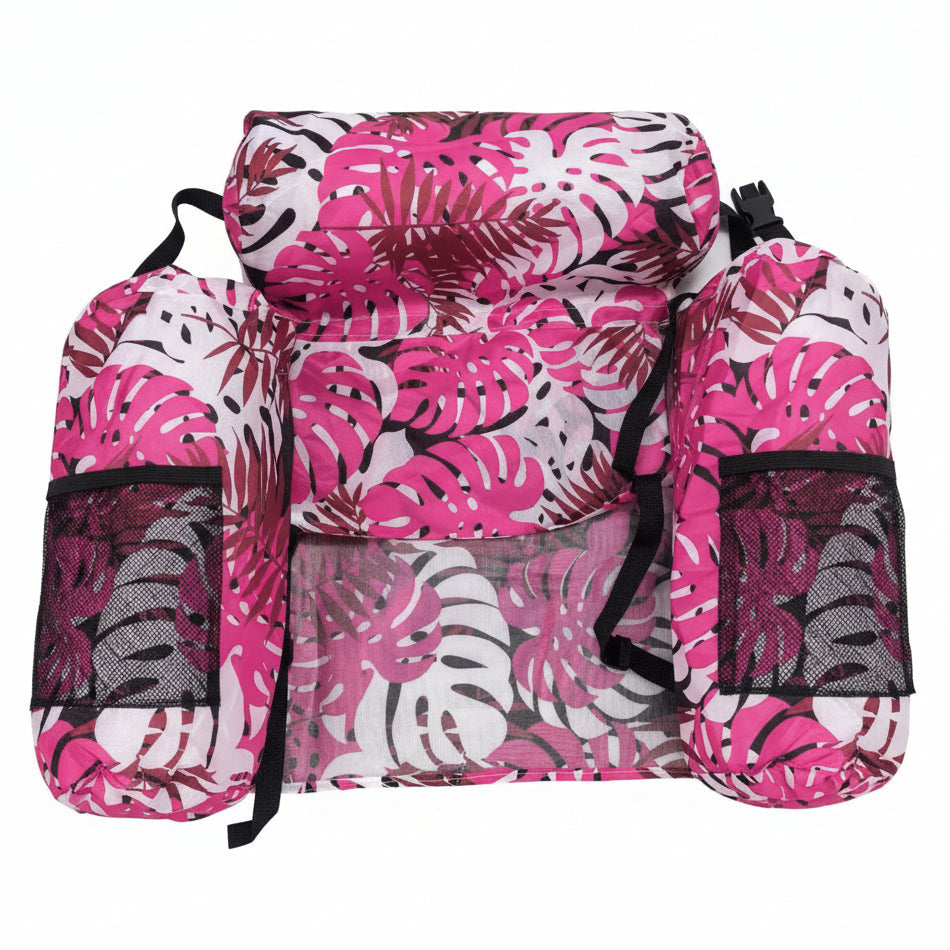 Pink leaf print inflatable pool pontoon chair, Jack Gifts Online Lebanon