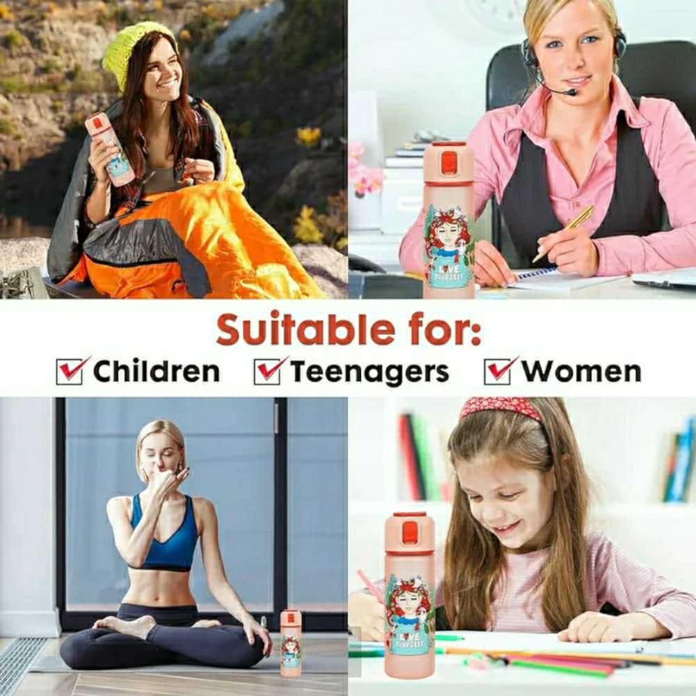 Pink 'Love Yourself' Water Bottle