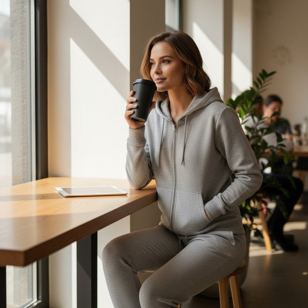 Grey Jacket Set
