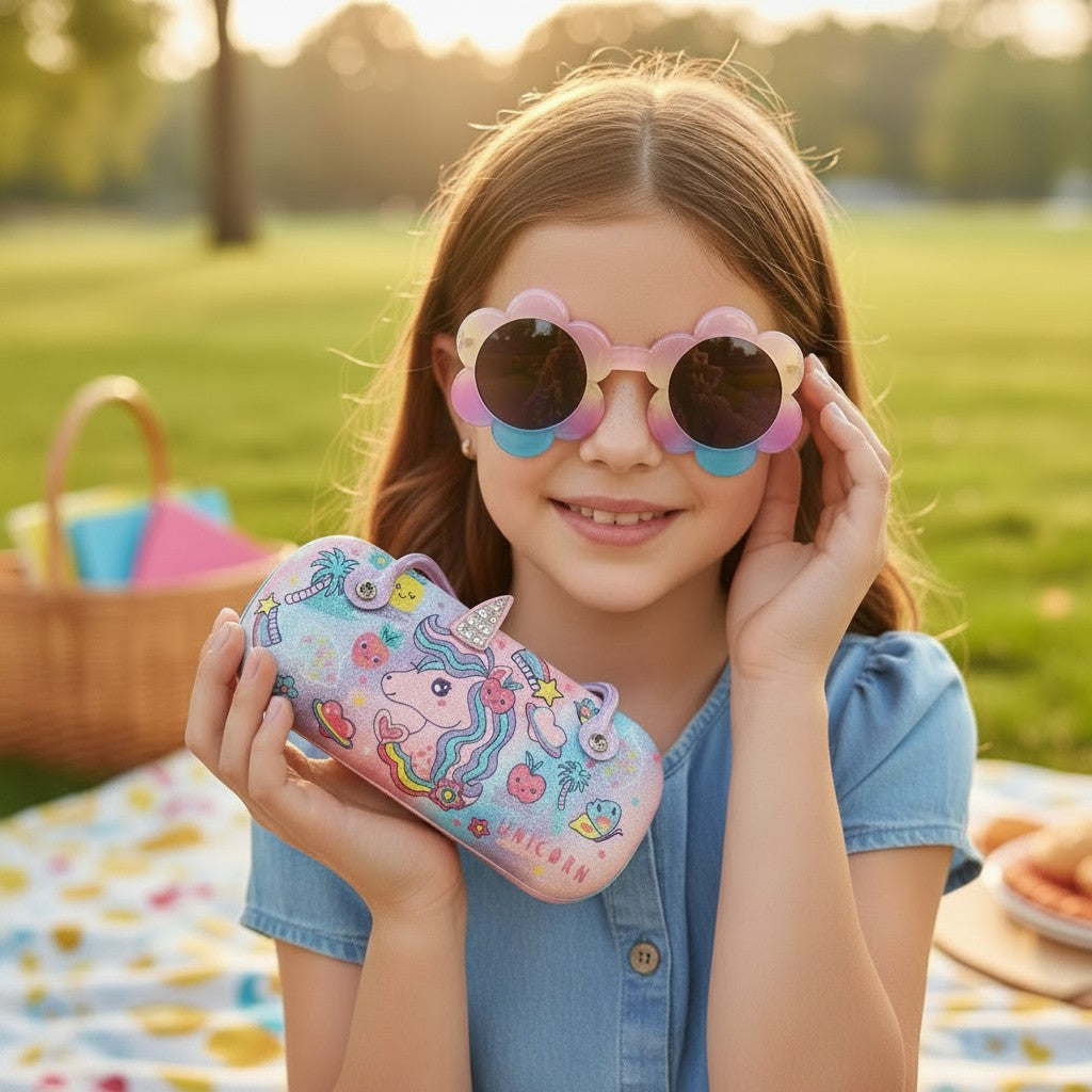 Purple Unicorn Sunglasses Set