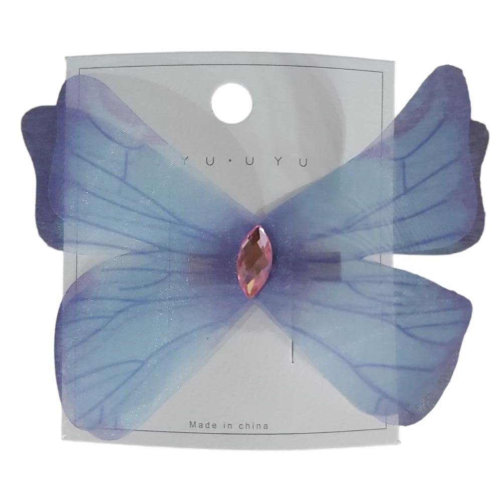 purple Butterfly Hair Pin S-0