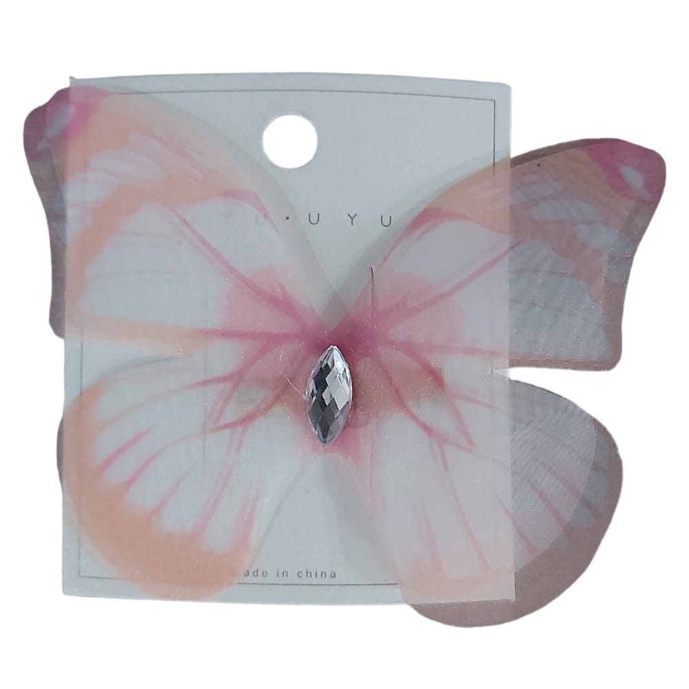 orange Butterfly Hair Pin S-0