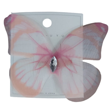 orange Butterfly Hair Pin S-0