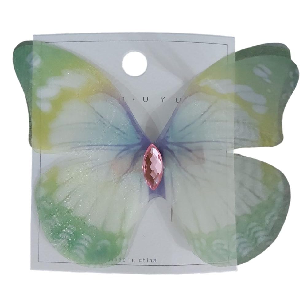 green Butterfly Hair Pin S-0