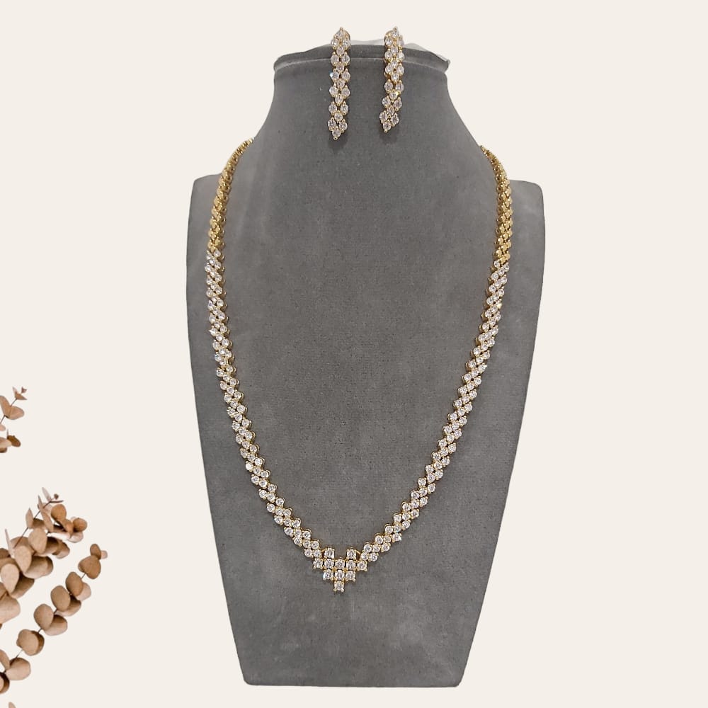 Gold Sparkly Stones Bridal Set 4