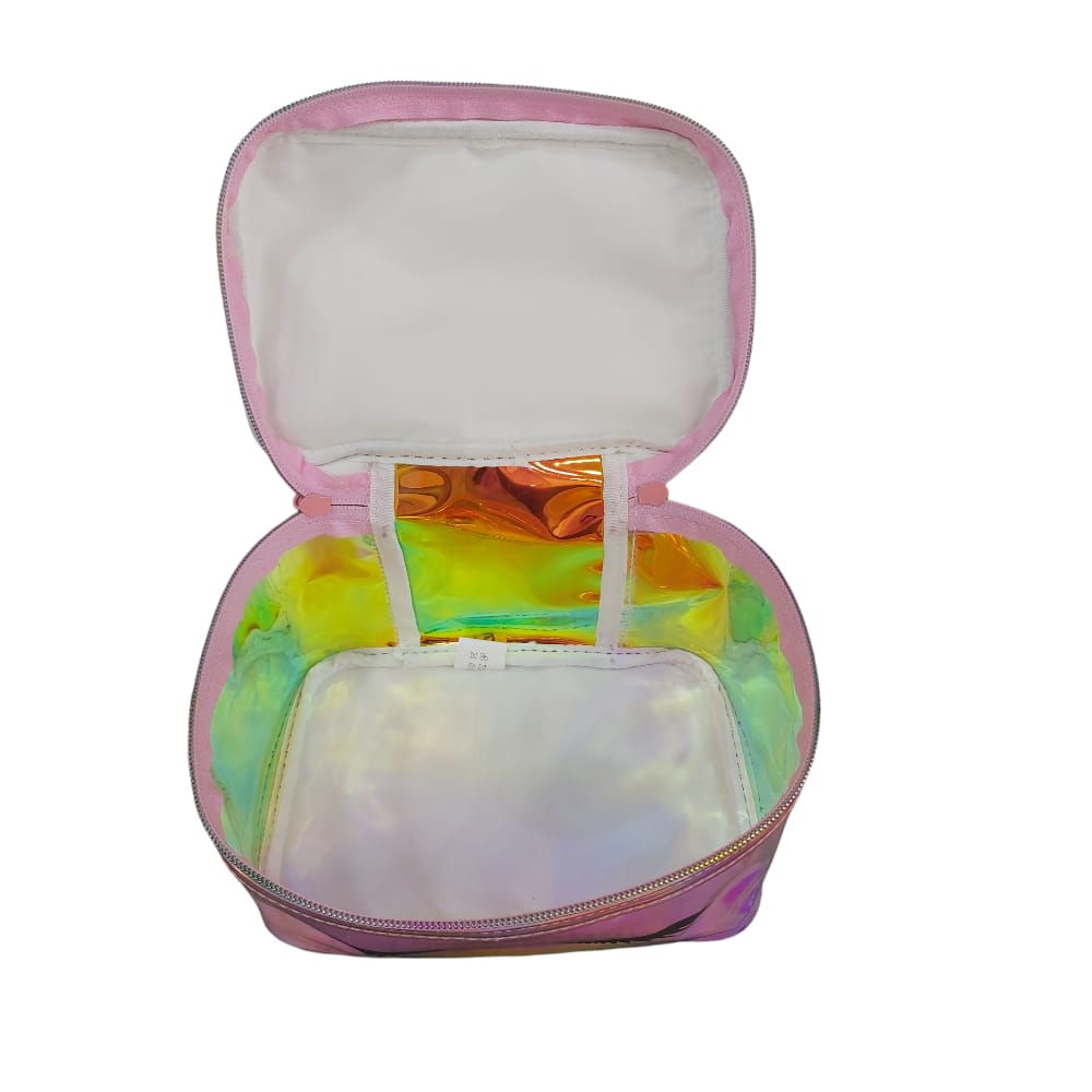 Holographic Unicorn Cosmetic Bag