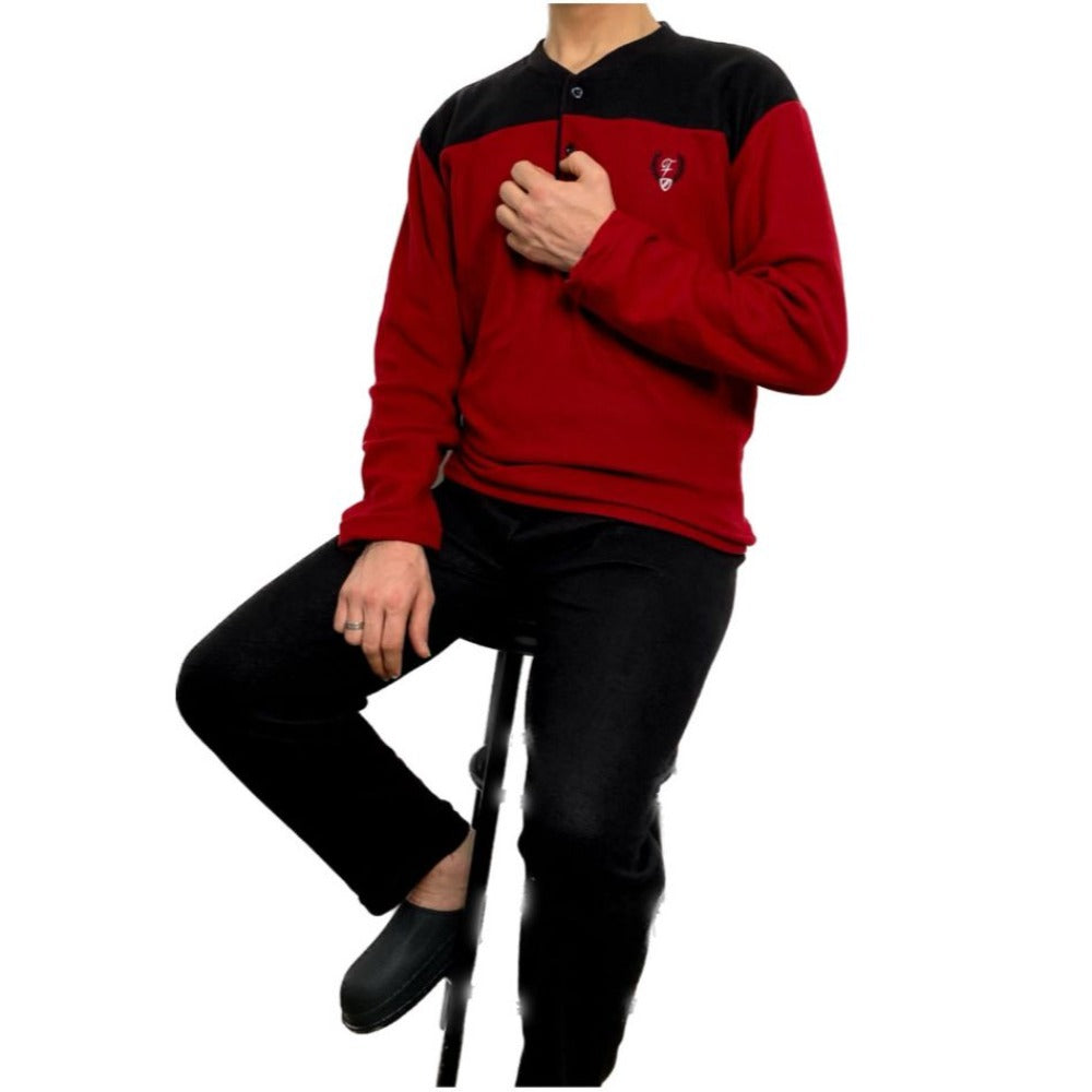 Black and Bordeaux Pajama