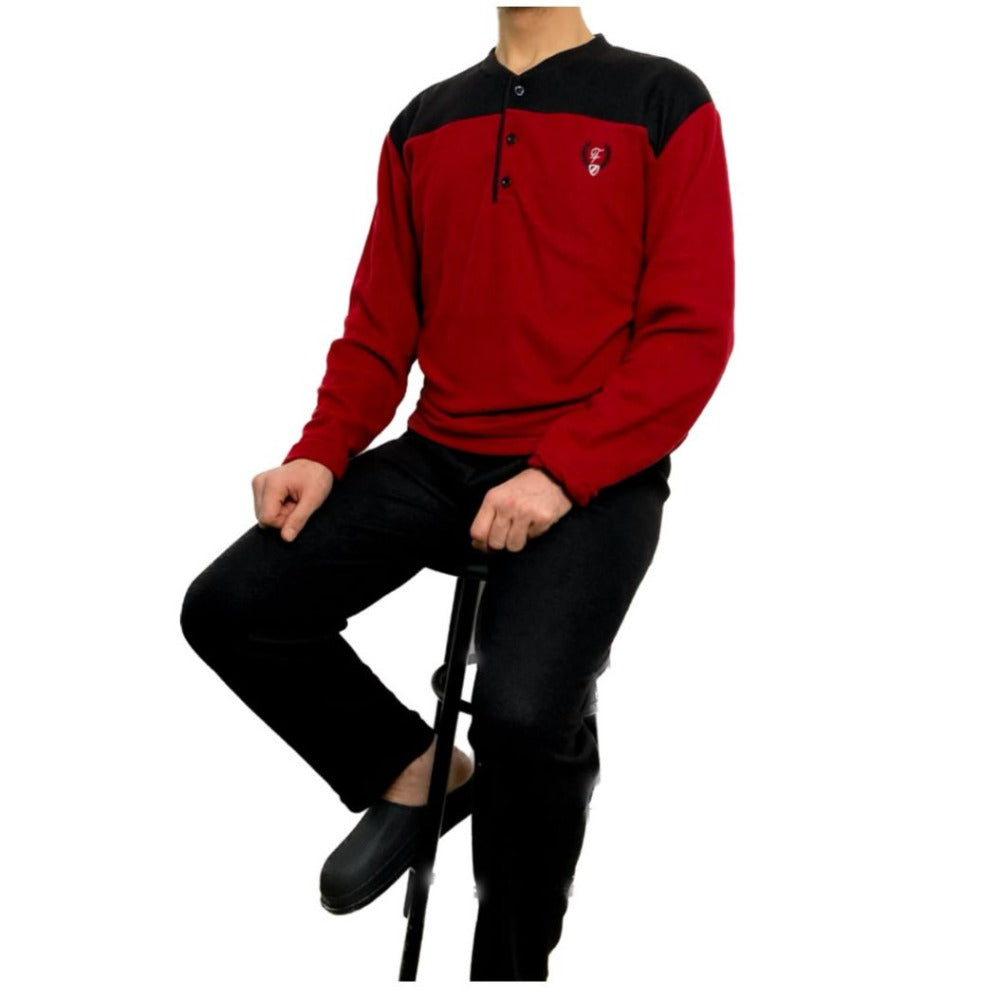 Black and Bordeaux Pajama