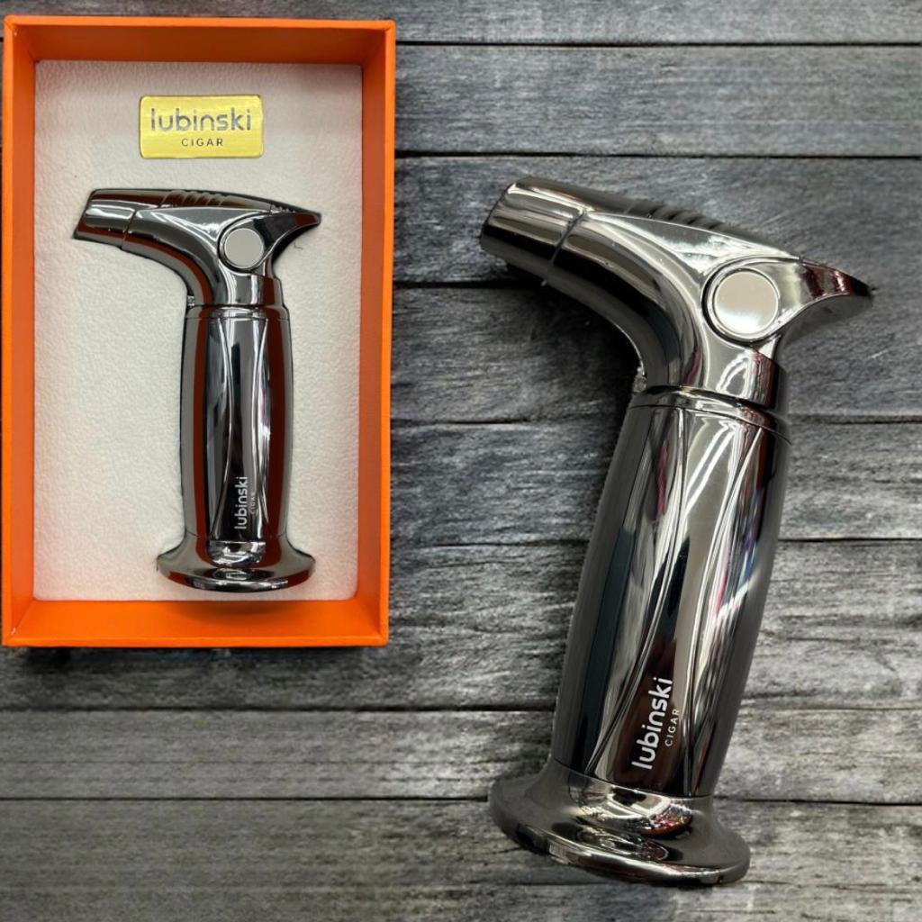 "Silver And Black" Torch Lighter