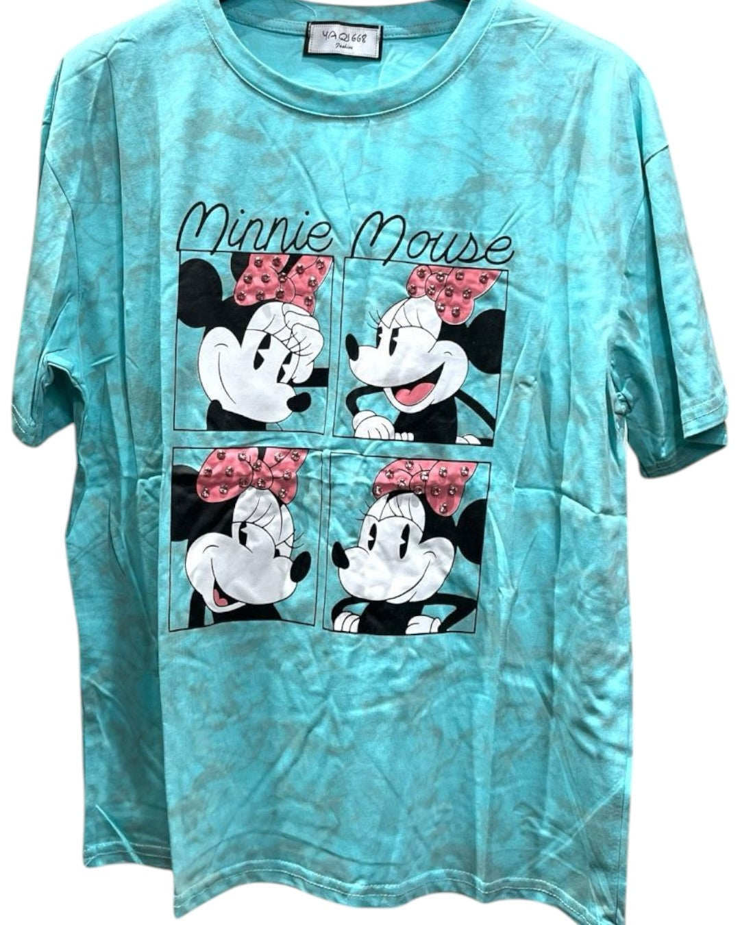 Oversized 4-Framed Minnie Mouse T-Shirt