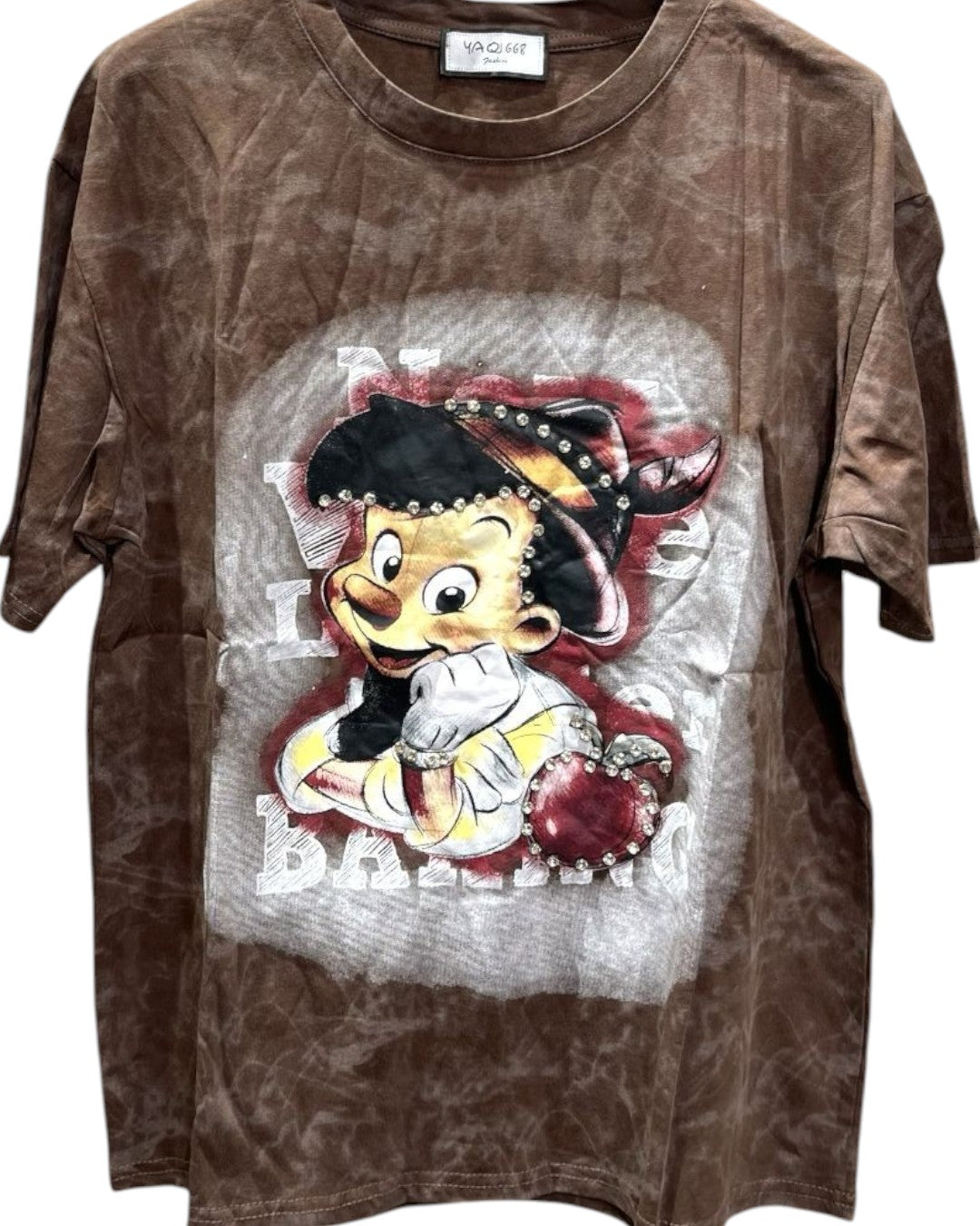 Oversized Smiling Pinocchio T-Shirt