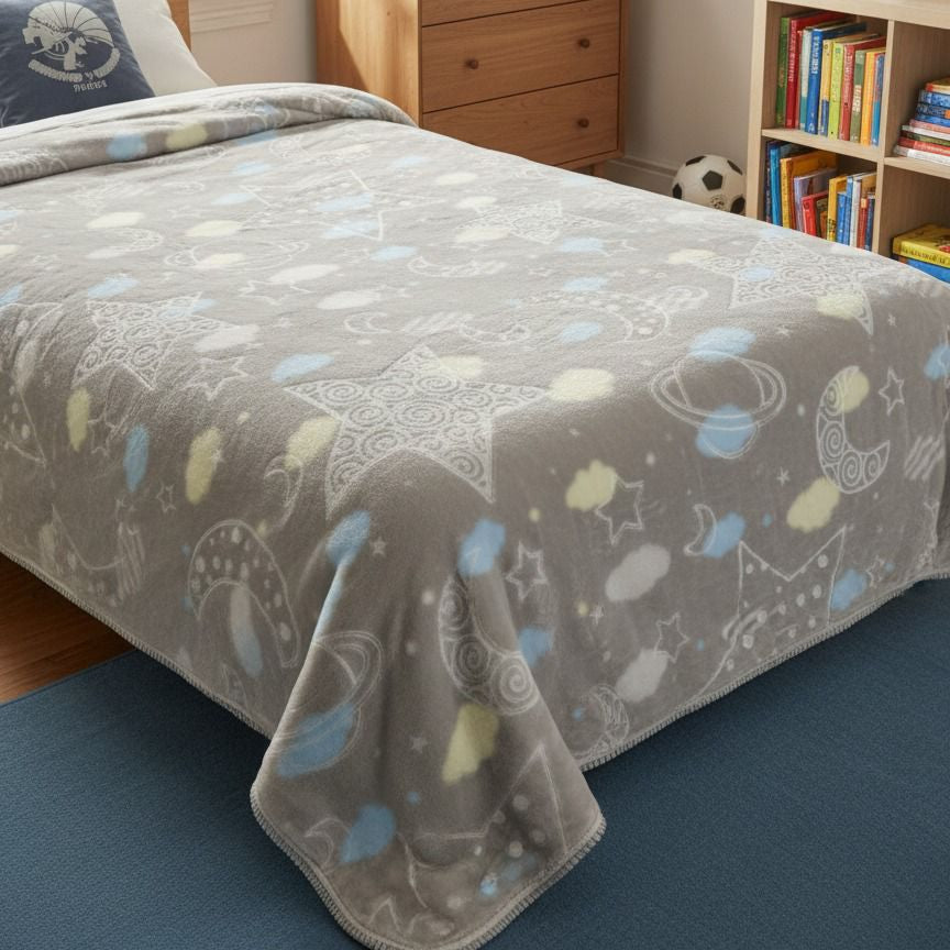 Grey Space Blanket