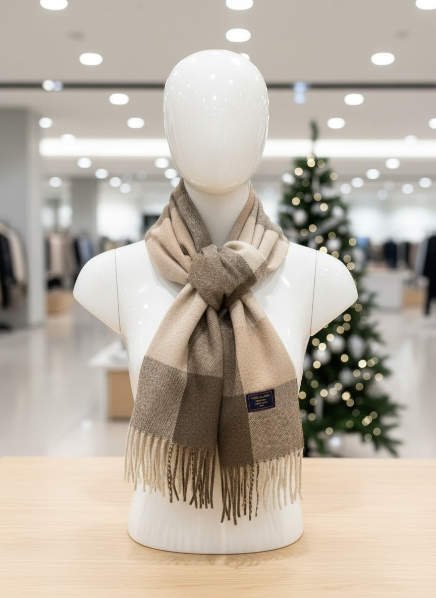 Beige-Brown Scarf