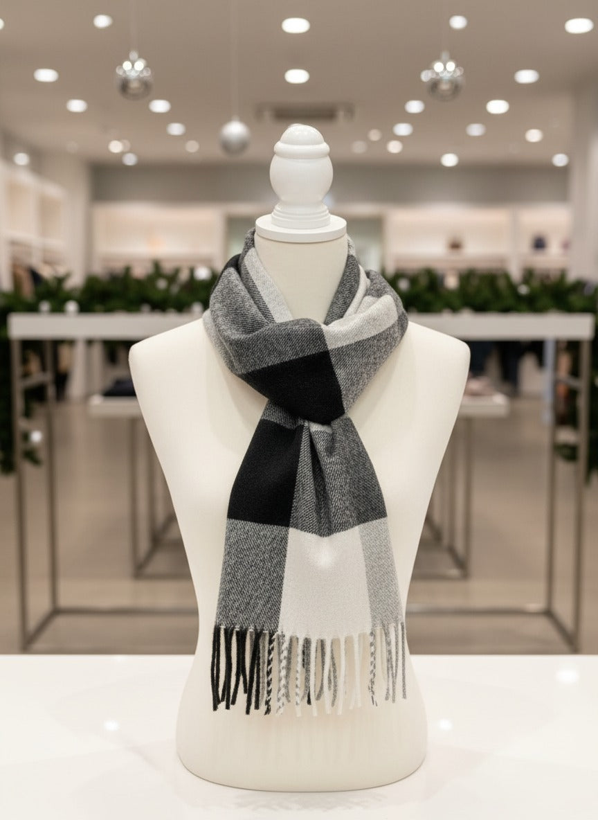 B & W scarf